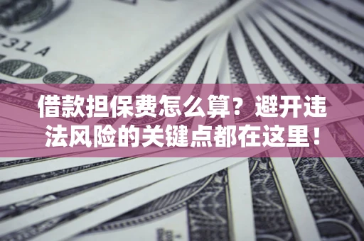 武汉借款担保费怎么算？避开违法风险的关键点都在这里！