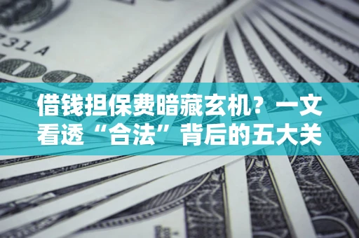 武汉借钱担保费暗藏玄机？一文看透“合法”背后的五大关键陷阱