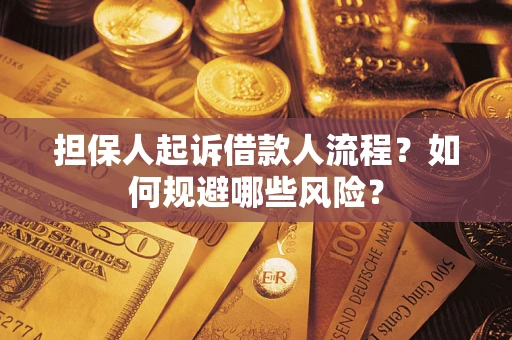 武汉担保人起诉借款人流程？如何规避哪些风险？