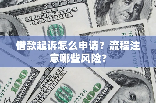 武汉借款起诉怎么申请？流程注意哪些风险？