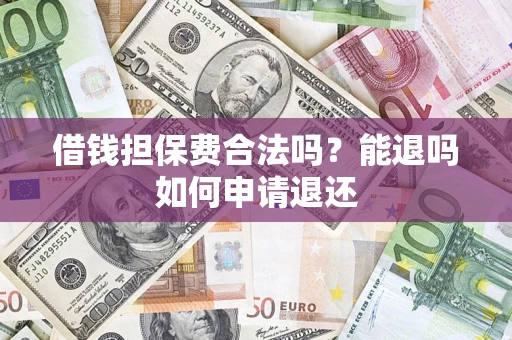 武汉借钱担保费合法吗？能退吗如何申请退还