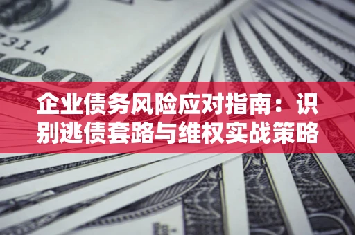 武汉企业债务风险应对指南：识别逃债套路与维权实战策略